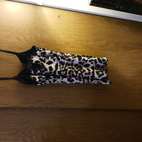 MEISHULANNA LEOPARD DESIGN DRESS, SIZE 36/80, SEQUINS - Picture 2 of 3